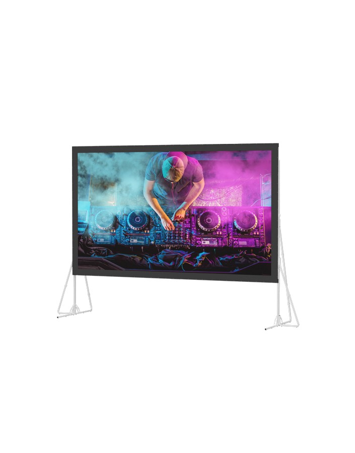 Da-Lite Heavy Duty Fast-Fold Deluxe 681x396 Dual Vision