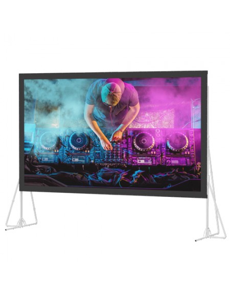 Da-Lite Heavy Duty Fast-Fold Deluxe 762x442 Ultra Wide Angle